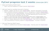 PyCool progress last  2 weeks  (since Jan 29 th )