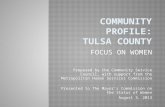Community Profile:  Tulsa County