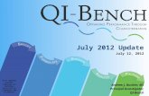 July 2012 Update July 12, 2012 Andrew J. Buckler, MS Principal Investigator, QI-Bench
