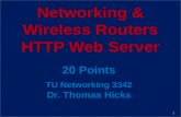 Networking & Wireless Routers HTTP Web Server