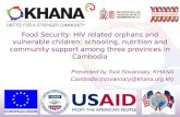 Presented by Tuot Sovannary,  KHANA Cambodia (tsovannary@khana.kh)