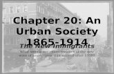 Chapter 20: An Urban Society 1865-1914