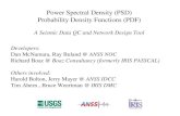 Power Spectral Density (PSD) Probability Density Functions (PDF)