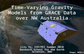 Time-Varying Gravity Models from GRACE Data over NW Australia
