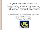 Cyber-Infrastructure for Supporting K-12 Engineering Education through Robotics