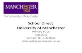 School Direct  University of Manchester