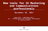 New tools for IU Marketing and Communications professionals
