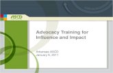 Advocacy Training for Influence and Impact