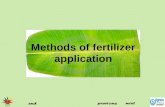 Methods of fertilizer application