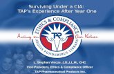 Surviving Under a CIA:  TAP’s Experience After Year One