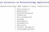 Nanotechnology R&D impacts many industries