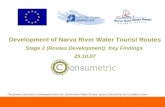 Development of Narva River Water Tourist Routes  Stage 2 (Routes Development): Key Findings