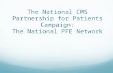 The National CMS Partnership for Patients Campaign: The National PFE Network