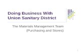 Doing Business With Union Sanitary District