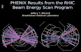 PHENIX Results from the RHIC Beam Energy Scan Program