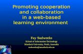 Promoting cooperation and collaboration in a web-based learning environment
