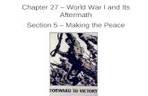 Chapter 27 – World War I and Its Aftermath