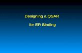 Designing a QSAR  for ER Binding