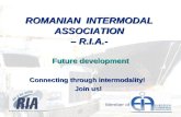 ROMANIAN  INTERMODAL  ASSOCIATION  – R.I.A.-  Future development