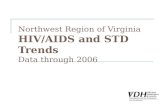 Northwest Region of Virginia HIV/AIDS and STD Trends Data through 2006
