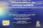 Trace metal complexation in natural waters