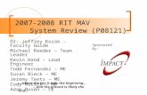 2007-2008 RIT MAV System Review (P08121)