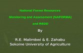 National Forest Resources  Monitoring and Assessment (NAFORMA) and REDD
