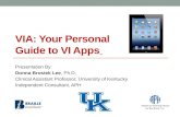 VIA: Your Personal Guide to VI Apps