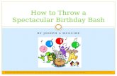 How to Throw a Spectacular Birthday Bash