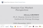 Russian Gas Market Perspective