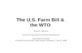 The U.S. Farm Bill &  the WTO