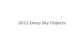 2012 Deep Sky Objects