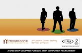 A Customer Centric Staffing Services Company