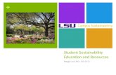 Student Sustainability Education and Resources