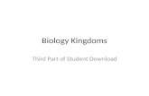 Biology Kingdoms