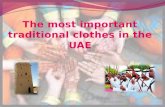 The most important  traditional  clothes  in the UAE