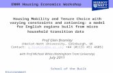 ENHR Housing Economics Workshop