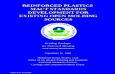 REINFORCED PLASTICS  MACT STANDARDS  DEVELOPMENT FOR  EXISTING OPEN MOLDING  SOURCES