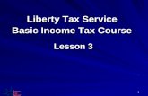 Liberty Tax Service  Basic Income Tax Course Lesson 3