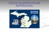 DCDS SUPERVISOR APPROVAL