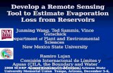 Develop a Remote Sensing Tool to Estimate Evaporation Loss from Reservoirs