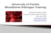 U niversity of Florida  Bloodborne Pathogen Training