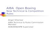 AIBA  Open Boxing New Technical & Competition Rules