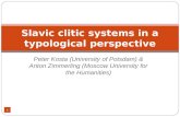 Slavic clitic systems in a typological perspective