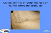 Mould control through the use of leather aftercare products