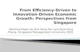 From Efficiency-Driven to Innovation-Driven Economic Growth: Perspectives from Singapore