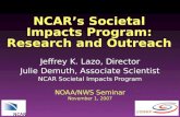 NCAR’s Societal Impacts Program: Research and Outreach