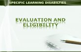 SPECIFIC LEARNING DISABILTIES
