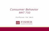 Consumer Behavior MKT 750