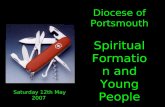 Diocese of Portsmouth Spiritual Formation and Young People